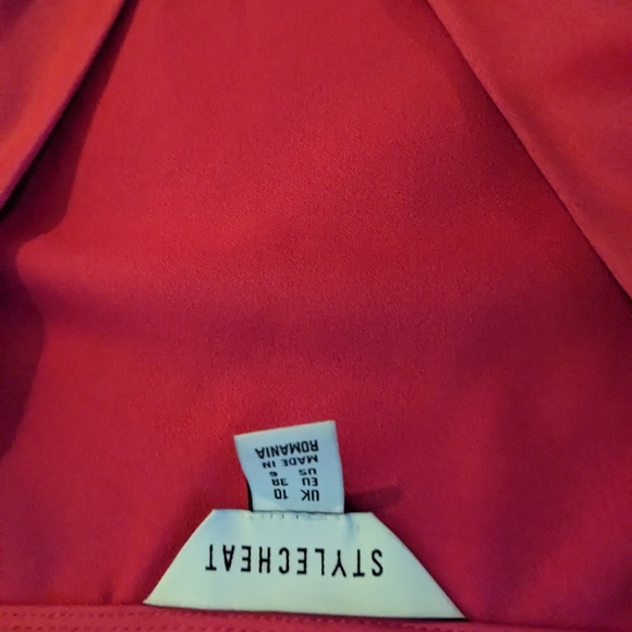 Flamingo Pink Party Dress - Picture 2 of 3